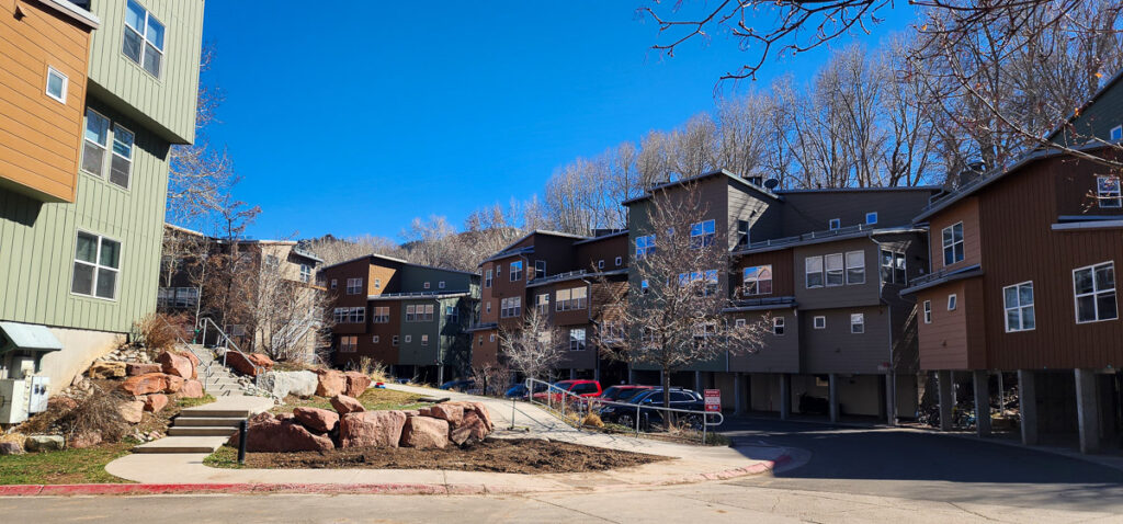 exterior of Truscott Place workforce housing near Aspen